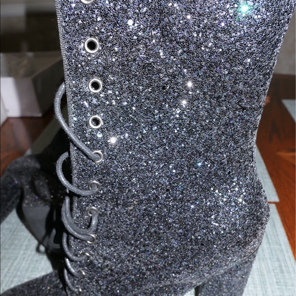 Glitter Heeled Boots *Sold on Dolls Kill site* - Picture 4 of 4